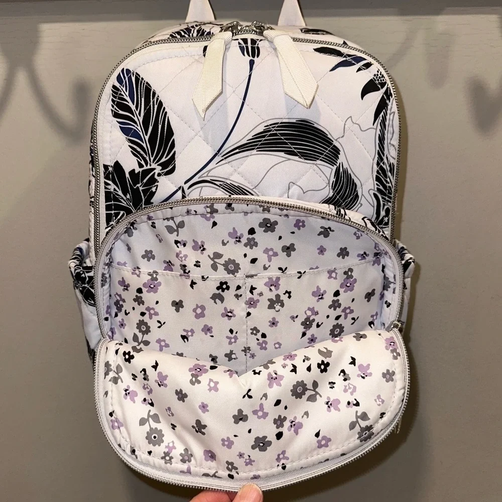 Vera Bradley Twilight Garden Small Backpack in Performance Twill